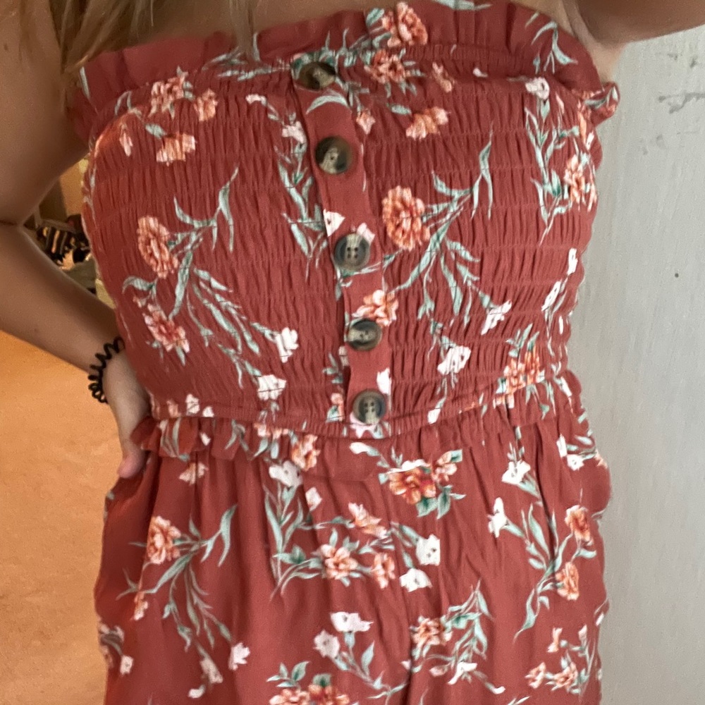 American Eagle Patterned Romper - image 1